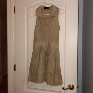 Tan Pocketed Dolce Vita Sleeveless Dress